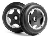 HPI BAJA MOUNTED SAND BUSTER RIB TYRE FRONT PAIR 4740